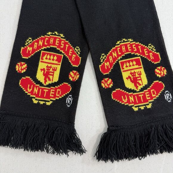 Manchester United soccer Scarf Black - Picture 3 of 6